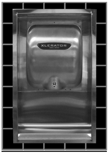 Xlerator Hand Dryer Recess Kit